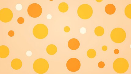 Yellow and Orange dots wallpaper | generative AI