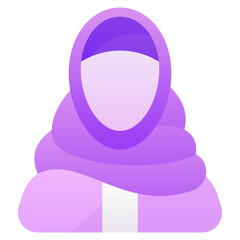 Muslim Woman Avatar Icon