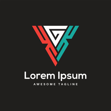KGK Letter Logo Design Free Icon
