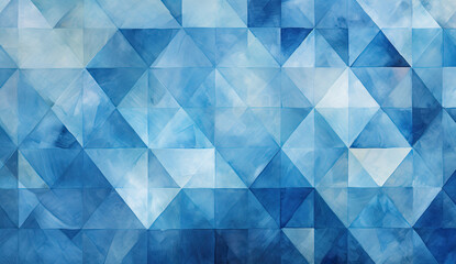  abstract blue blue geometric background, blue layered acrylic washes, bright backgrounds