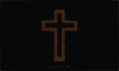 cross logo design, christian decoration