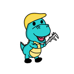 Hello, I'm Aqua. I'm a blue dinosaur