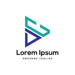 DC Letter Logo Design Free Icon