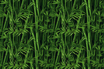 Obraz premium Bamboo Grove Seamless Pattern Texture: Embrace the beauty of bamboo with this seamless pattern texture, showcasing the intricate grain of bamboo stalks - beautiful backdrop for presentation - copy spa