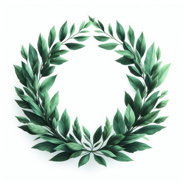 illustration of laurel wreath for a special occasion