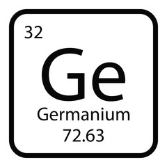 Germanium icon vektor