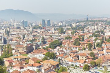 The historic Vratnik district of Sarajevo, the capital of Bosnia and Herzegovina