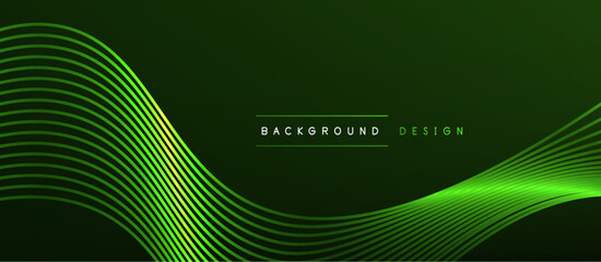 Dynamic wave geometric design. Vector Illustration For Wallpaper, Banner, Background, Card, Book Illustration, landing page