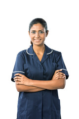 Portrait of a happy Asian Female Nurse