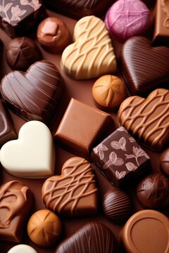 Delicious and sweet chocolates, perfect for Valentine's day