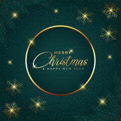 Merry Christmas background with christmas element. Vector illustration. Christmas and New Year background.