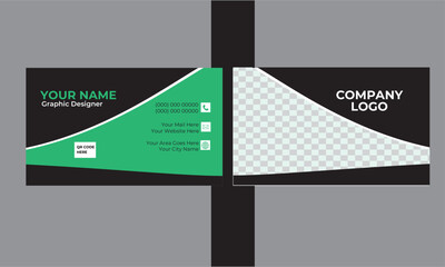 Business cards templates. Modern business cards. Business card with photo, business card photography, business card layout