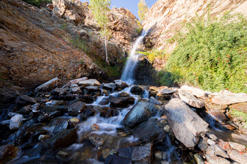 Waters falls in the Wasatch Mountains 