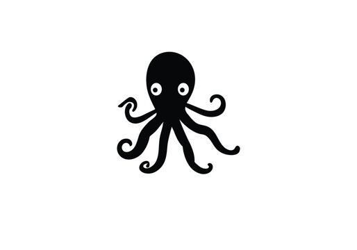 Blanket Octopus minimal style icon illustration design