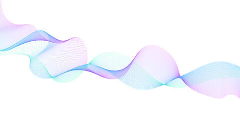 Abstract colorful glowing wave lines background. Blending gradient colors. Digital frequency track equalizer. Abstract frequency sound wave lines and technology curve lines background. 