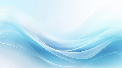 abstract light blue wave smooth background.