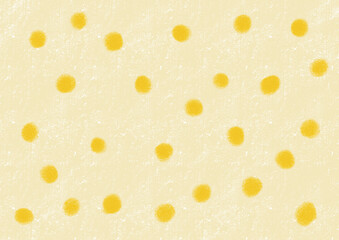 Cute background, circle pattern, fairytale-like illustration drawn with colored pencils 