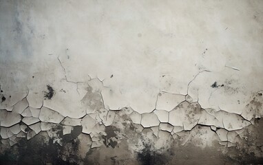 Minimalistic grunge cracked wall