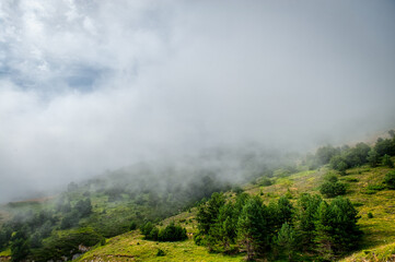 Landscapes of the Pyrenees of Navarra, Spain