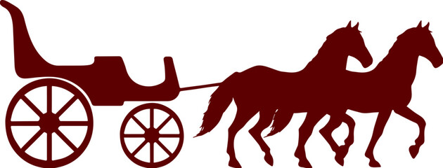 horse and cart, carriage and horse