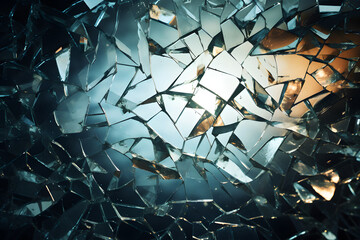 broken glass background