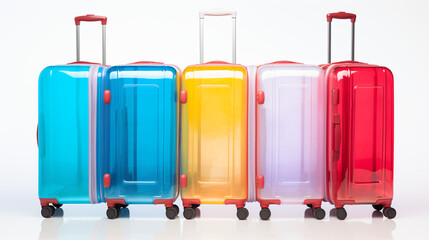 Luggage consisting of large polycarbonate suitcases
