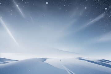 Fototapeta na wymiar Falling snow background. Horizontal composition