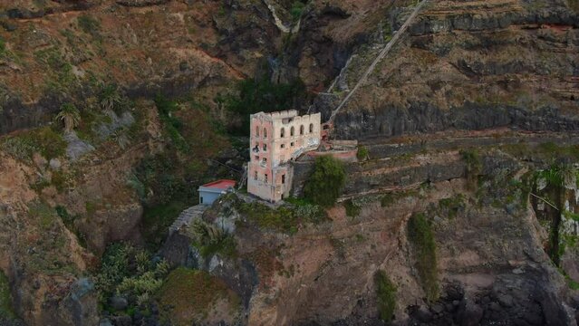 Whispers of History: Aerial Perspectives on Casa Hamilton in Tenerife.