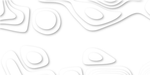 Abstract white papercut background 3d realistic design use for ads banner and advertising print design vector.	