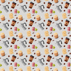 coffee element pattern