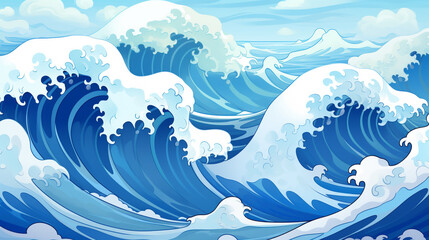 wave background HD 8K wallpaper Stock Photographic Image 