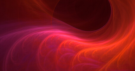 3D manual rendering abstract technology fractal background