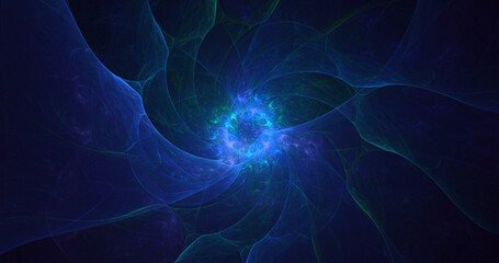 Obraz premium 3D manual rendering abstract circle light background