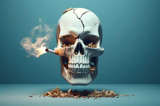 Poster design for smoking is injurious to health and smoking kills