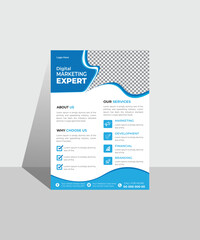 Corporate creative colorful business flyer template design , abstract business flyer, vector template design or business poster template design