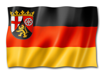 Rhineland Palatinate state flag, Germany