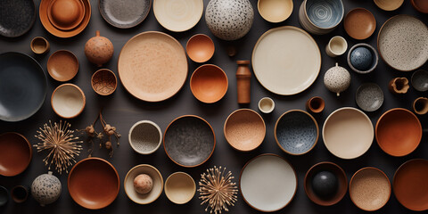 Pottery set concept