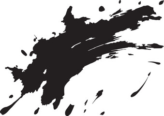 Naklejka premium grunge ink splat splash element