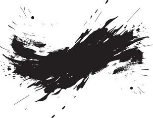 grunge ink splat  splash element