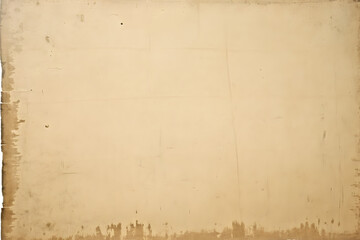 Vintage background of old photo paper texture isolated on white background. generative ai.