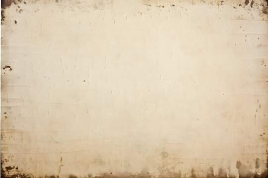 Vintage background of old photo paper texture isolated on white background. generative ai.