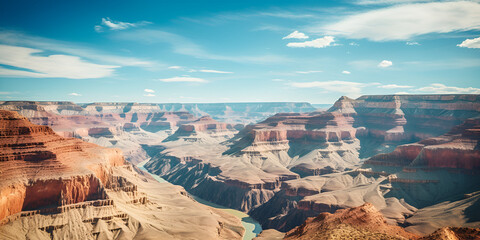 Grand canyon national park south rim arizona,desert red landscape canyon, - obrazy, fototapety, plakaty