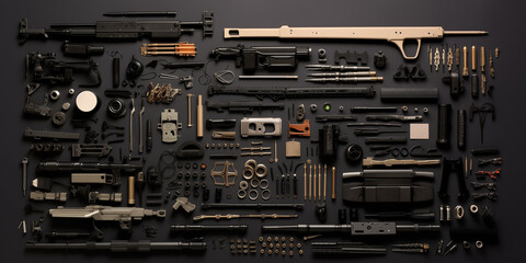 war and millitary staff set