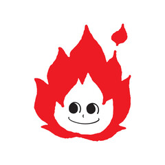 Make a Professional Fire Cartoon Vector