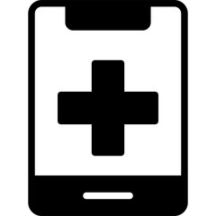 Fototapeta premium Medical Phone Icon