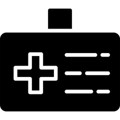 Obraz premium Health Card Icon