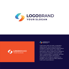 company logo Letter S, modern business Logo