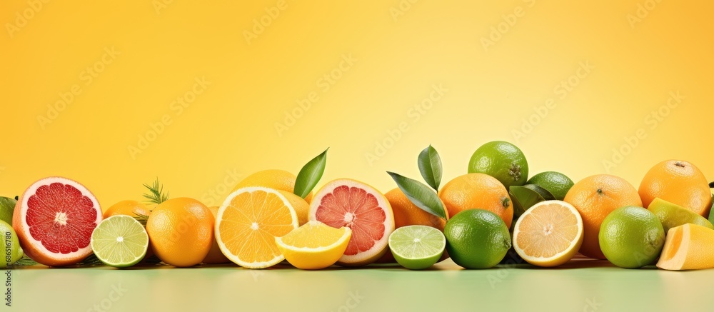 Poster citrus fruit