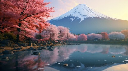 Misty Morn: Fuji's Enchanting Aura