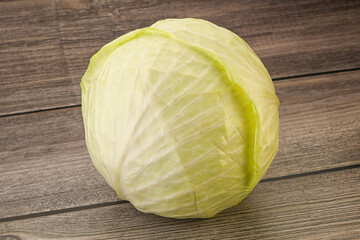 Ripe cabbage - organic food vith vitamin